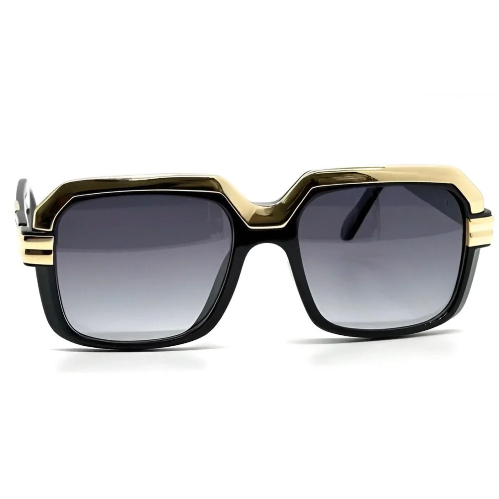 Sunglasses‎ Retro Vintage Streetwear Women Aviator Gold Black UV400 Square Shade